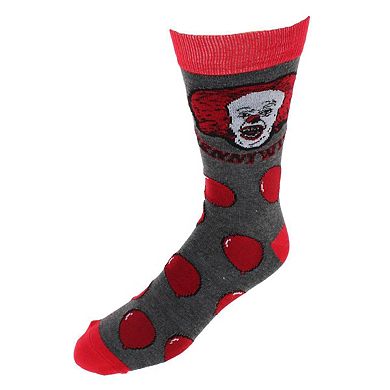 BioWorld Men's Horror Classics 3 Pack Novelty Crew Socks