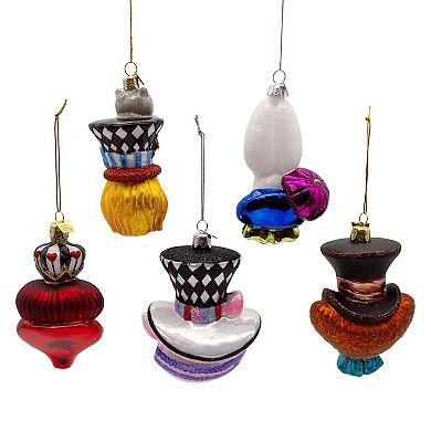 Kurt Adler 5-pc. Alice In Wonderland Christmas Ornament Set