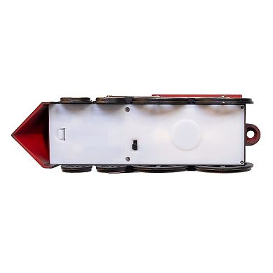 Kurt Adler 7.6-Inch LED Light Santa Train Table Decor