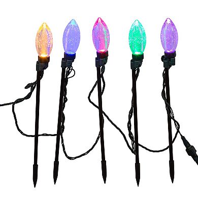 Kurt Adler 10-pc. LED Jumbo C9 Bulb Yard Stakes