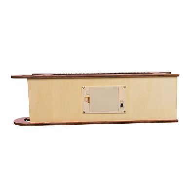 Kurt Adler Battery-Operated LED Sleigh with Village Scene Table Decor