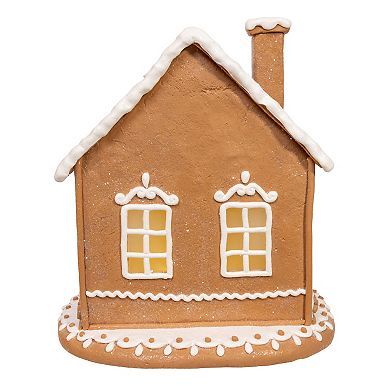 Kurt Adler Battery-Operated Gingerbread House Table Decor