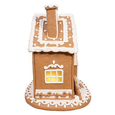 Kurt Adler Battery-Operated Gingerbread House Table Decor
