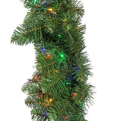 Kurt Adler 9-ft. Pre-Lit Artificial Noble Fir Garland