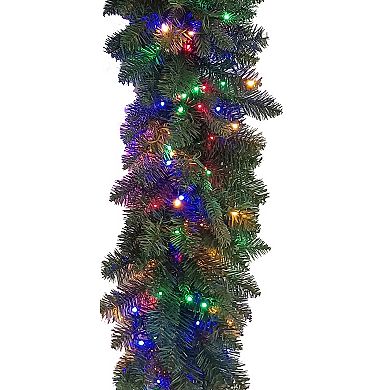 Kurt Adler 9-ft. Pre-Lit Artificial Noble Fir Garland