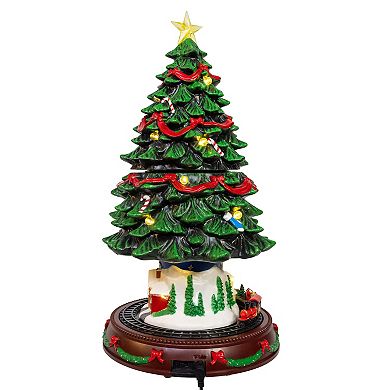 Kurt Adler Musical Animated Christmas Tree Table Decor