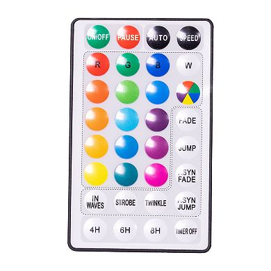 Kurt Adler 49-ft. 600-Count LED Multifunction Rice Lights with Remote