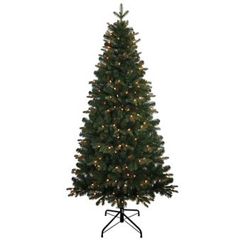 Kurt Adler 6-ft. Pre-Lit Artificial Studio Spruce Christmas Tree