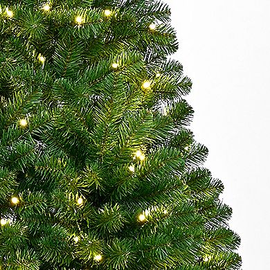 Kurt Adler 6.5-ft. Pre-Lit Multicolor LED Artificial Christmas Tree