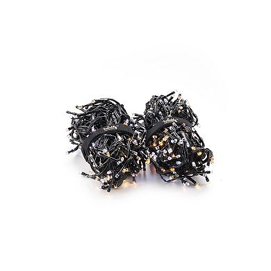 Kurt Adler 400-Count White LED Twinkling Cluster Garland Set