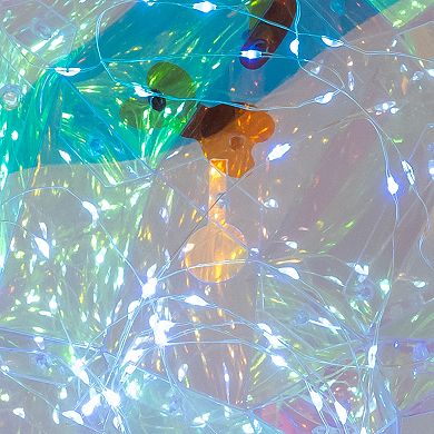 Kurt Adler 3-pc. Pre-lit Holographic Witch & Ghosts Outdoor Decor Set