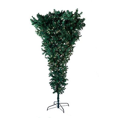 Kurt Adler 8.5-ft. Pre-Lit Upside-Down Artificial Pine Tree