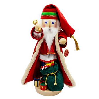 Kurt Adler North Pole Santa Nutcracker Figurine Table Decor