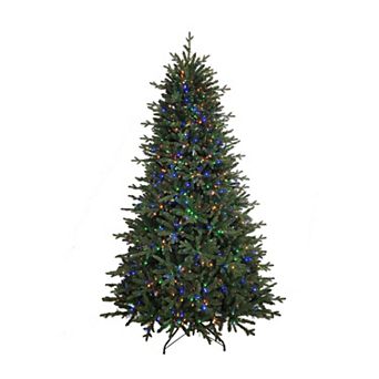 Kurt Adler 7.5-ft. Pre-Lit LED Artificial Noble Fir Christmas Tree