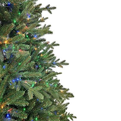 Kurt Adler 7.5-ft. Pre-Lit LED Artificial Noble Fir Christmas Tree