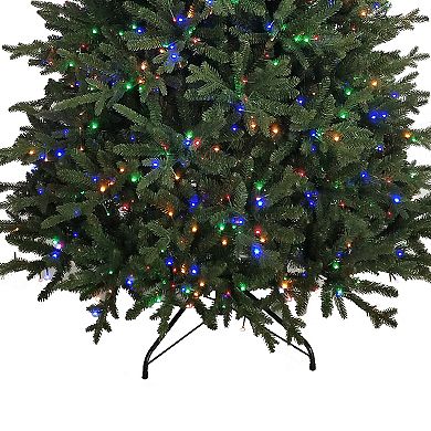 Kurt Adler 7.5-ft. Pre-Lit LED Artificial Noble Fir Christmas Tree
