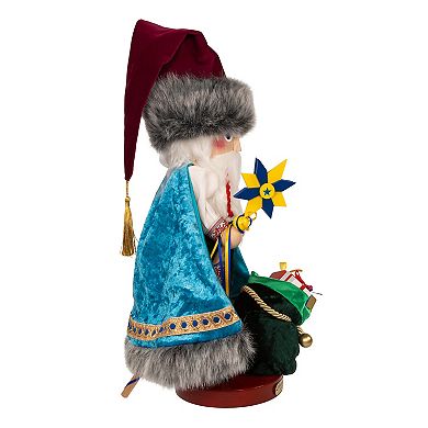 Kurt Adler Ukrainian Star Santa Nutcracker Figurine Table Decor