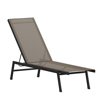 Flash Furniture All-Weather Textilene Adjustable Chaise Lounge Chair