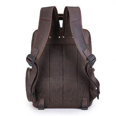 The Gaetano Large Leather Backpack Camera Bag