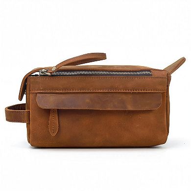 Dado Leather Dopp Kit Handmade Leather Toiletry Bag