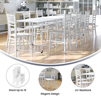 Flash Furniture Child's Classic Resin Chiavari Chair for All Occasions