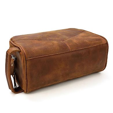 The Nomad Toiletry Bag Genuine Leather Travel Toiletry Bag