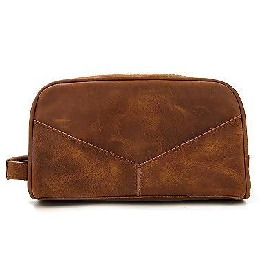 The Nomad Toiletry Bag Genuine Leather Travel Toiletry Bag