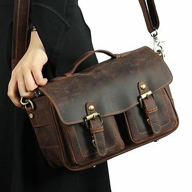 The Faust Vintage Leather Camera Bag