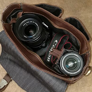 The Faust Vintage Leather Camera Bag