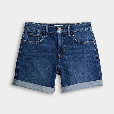Women's LC Lauren Conrad High Rise 5-Inch Rolled Cuff Shorts
