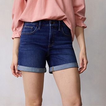 Women's LC Lauren Conrad High Rise 5-Inch Rolled Cuff Shorts