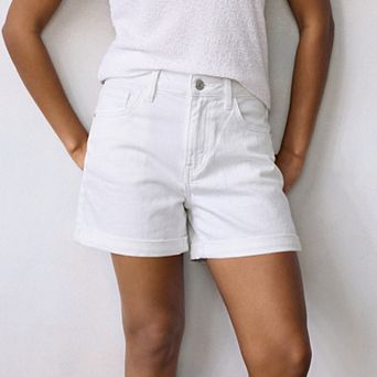 Women's LC Lauren Conrad High Rise 5-Inch Rolled Cuff Shorts