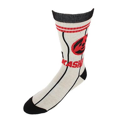BioWorld Men's Naruto 3 Pack Novelty Crew Socks