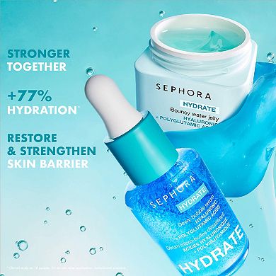 HYDRATE - Dewy Bubble Serum with Hyaluronic + Polyglutamic Acids