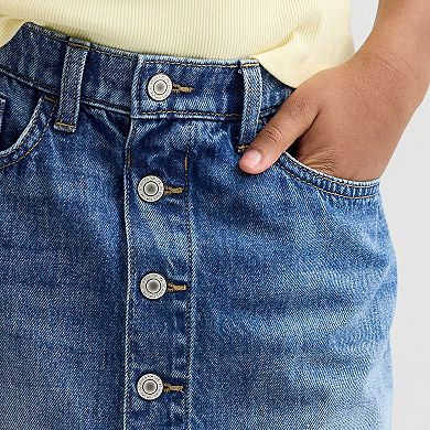 Girls 6-20 SO® Aline Denim Skort in Regular & Plus Size