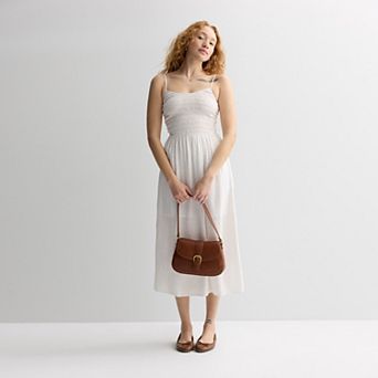 Juniors' SO® Smocked Midi Dress
