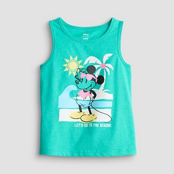 Baby & Toddler Boy Jumping Beans® Disney's Mickey Mouse Beach Graphic Tank Top