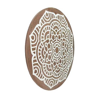 Mandala Round Carved Art Set