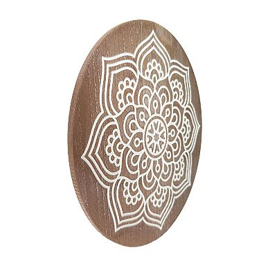 Mandala Round Carved Art Set