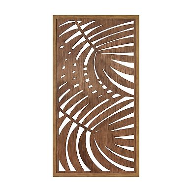 Laser Cut Botanical Panel Set