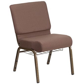 Flash Furniture 21''W Church Chair with Book Rack