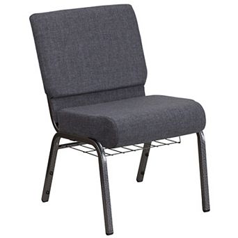 Flash Furniture 21''W Church Chair with Book Rack
