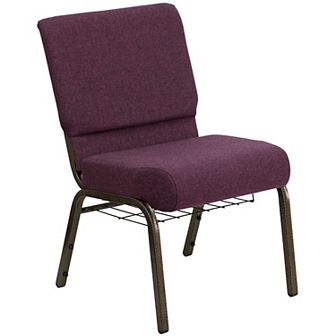 Flash Furniture 21''W Church Chair with Book Rack