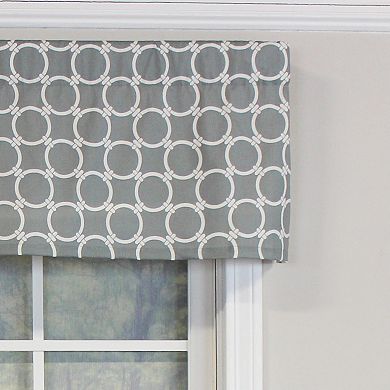 Ringlets Tailored 100% Cotton with Fully Lined 3" Rod Pocket Valnance for Windows