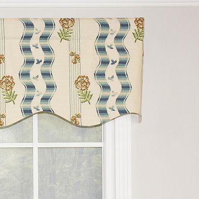 Dauphine Provance 100% Cotton with Fully Lined 3" Rod Pocket Valnance for Windows