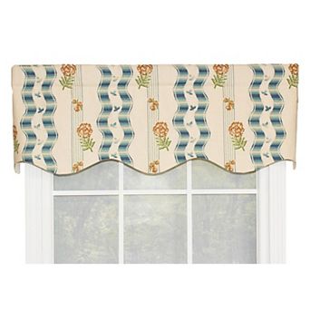 Dauphine Provance 100% Cotton with Fully Lined 3" Rod Pocket Valnance for Windows