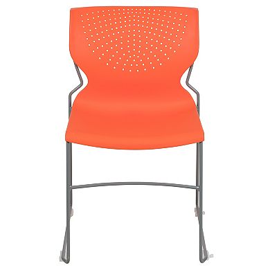 Flash Furniture 661 lb. Capacity Full Back Stack Chair with Powder Coated Frame