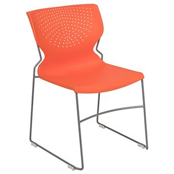 Flash Furniture 661 lb. Capacity Full Back Stack Chair with Powder Coated Frame