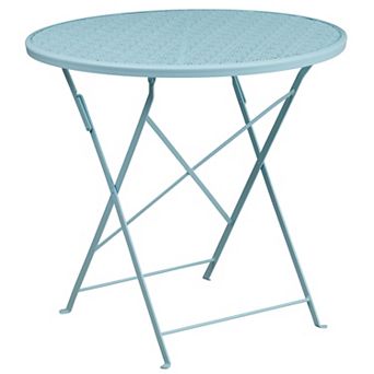 Flash Furniture 30'' Round Indoor-Outdoor Steel Folding Patio Table