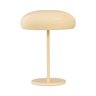 Brightech Nimbus 9" Modern LED Table Lamp with White Balloon Resin Fabric Shade
